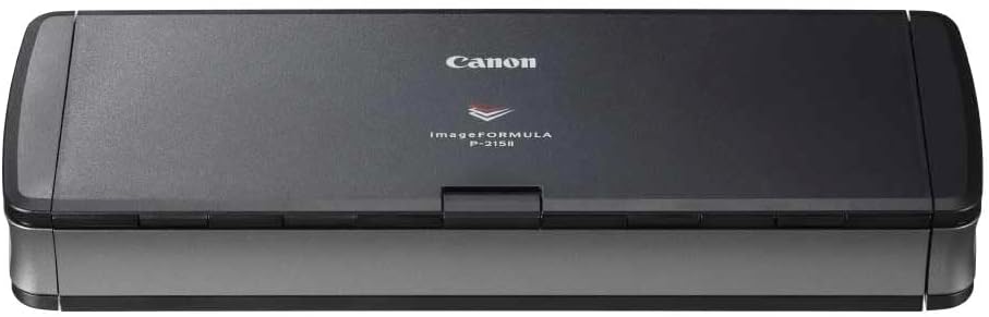 Detalle de Canon imageFORMULA P-215II Scanner – Mobiler Duplex-Dokumentenscanner mit 15 Seit/min (DIN A4) und USB-Stromversorgung