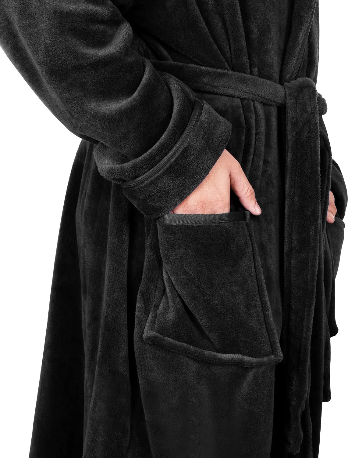 Thumbnail 5 de NY Threads Robe de chambre à capuche pour hommes
