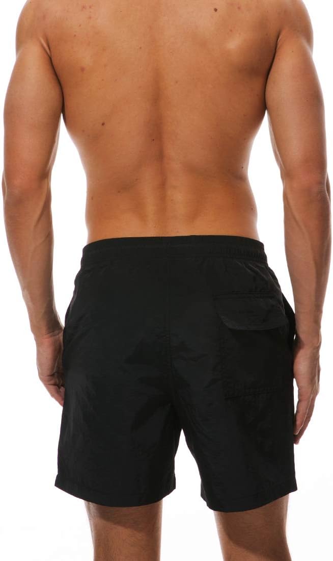 Detalle de donhobo men’s quick-dry swim trunks with mesh lining and waterproof surface