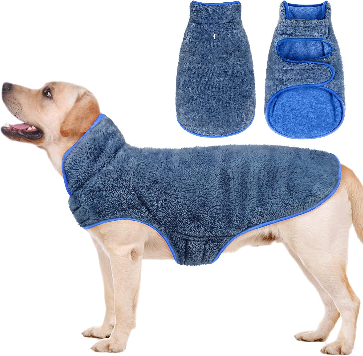 Detalle de Malier Reversible Fleece Dog Coat