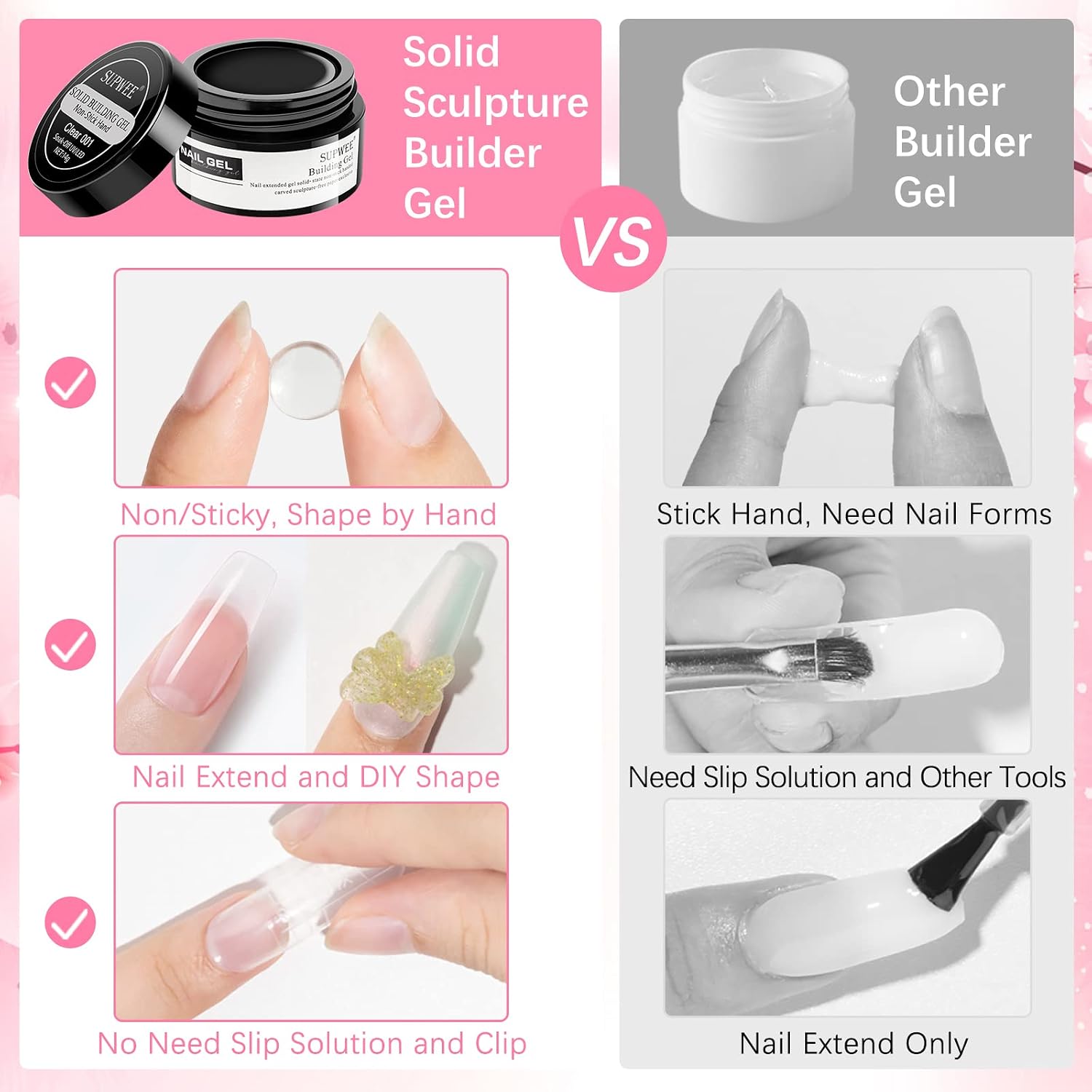 Thumbnail 2 de Solid Builder Gel for Nails 14g
