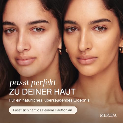 Detalle de MERODA Changing Foundation SPF 15 – Farbwechselnde Foundation für reife Haut