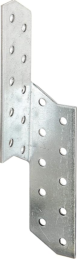 Alberts 330941 Escuadra asimétrica galvanizada 32 x 32 x 170 mm