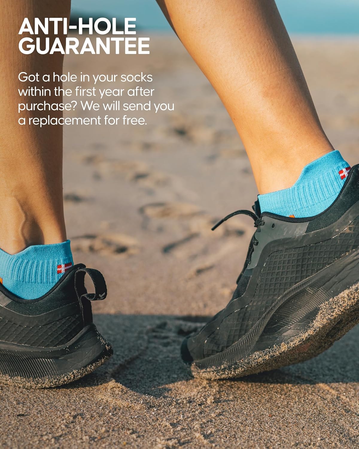 Thumbnail 3 de DANISH ENDURANCE Running Socks: Breathable, Low-Cut Trainers for Gym and Run (Unisex)