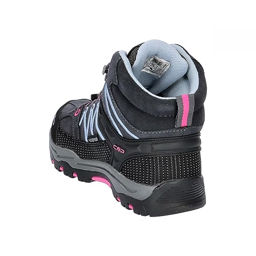 Detalle de CMP Kids Rigel Mid Trekking Shoes Wp: Scarpe da trekking impermeabili per bambini e ragazzi, Titanio Skyway 66UM, 28 EU