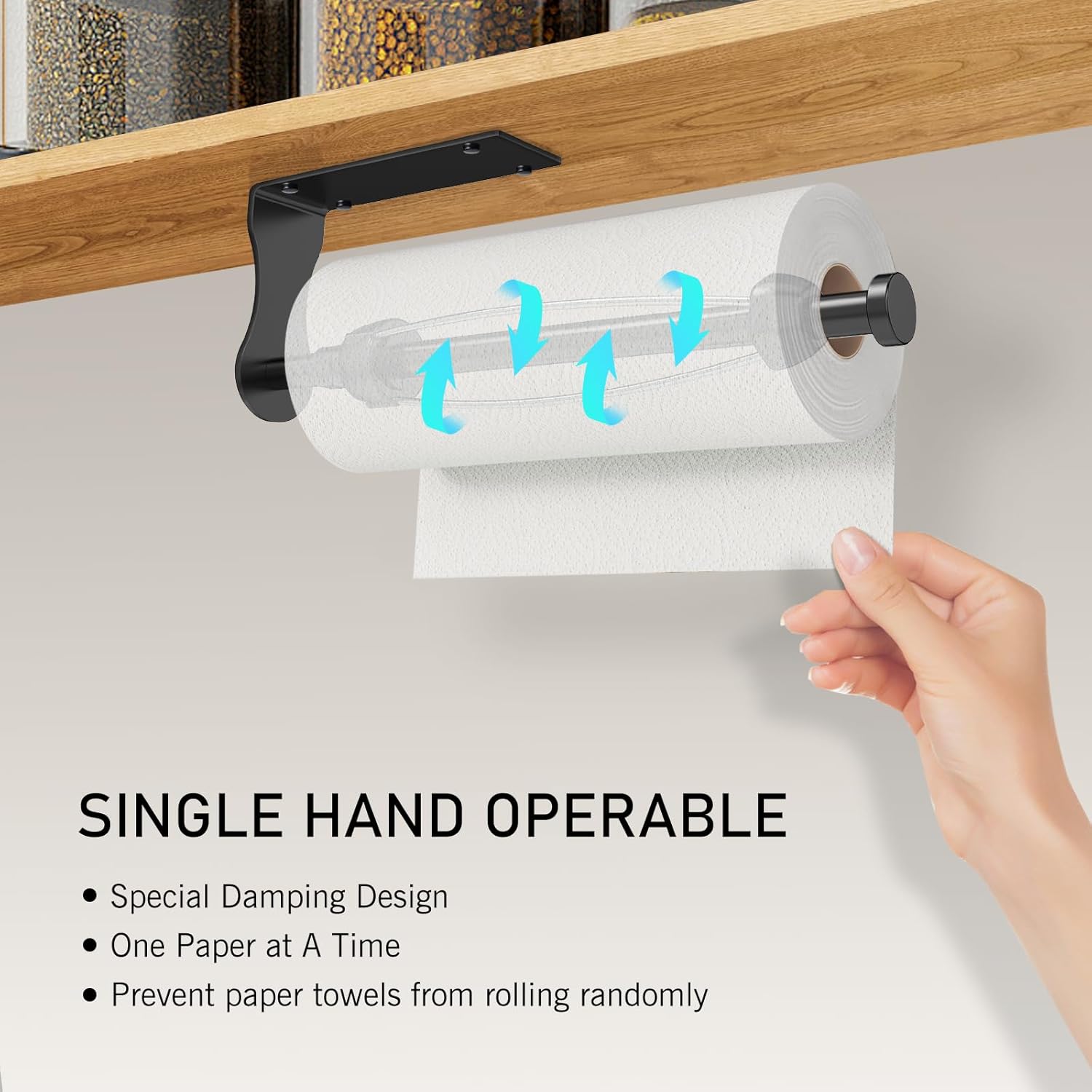 Detalle de SetSail Paper Towel Holder — Adjustable Damper 🧻