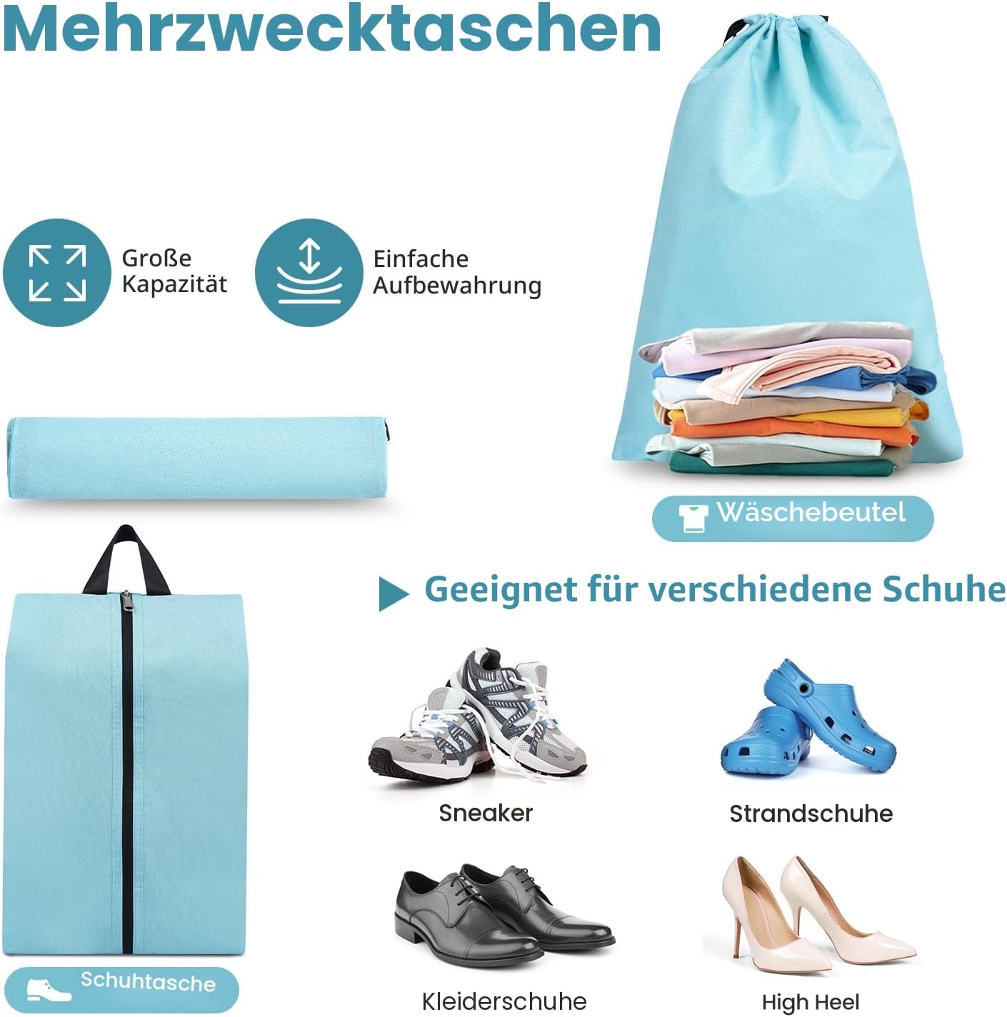 Detalle de Prezon Kompressions-Packwürfel: Erweiterbare Reise-Organiser für effizientes Gepäck