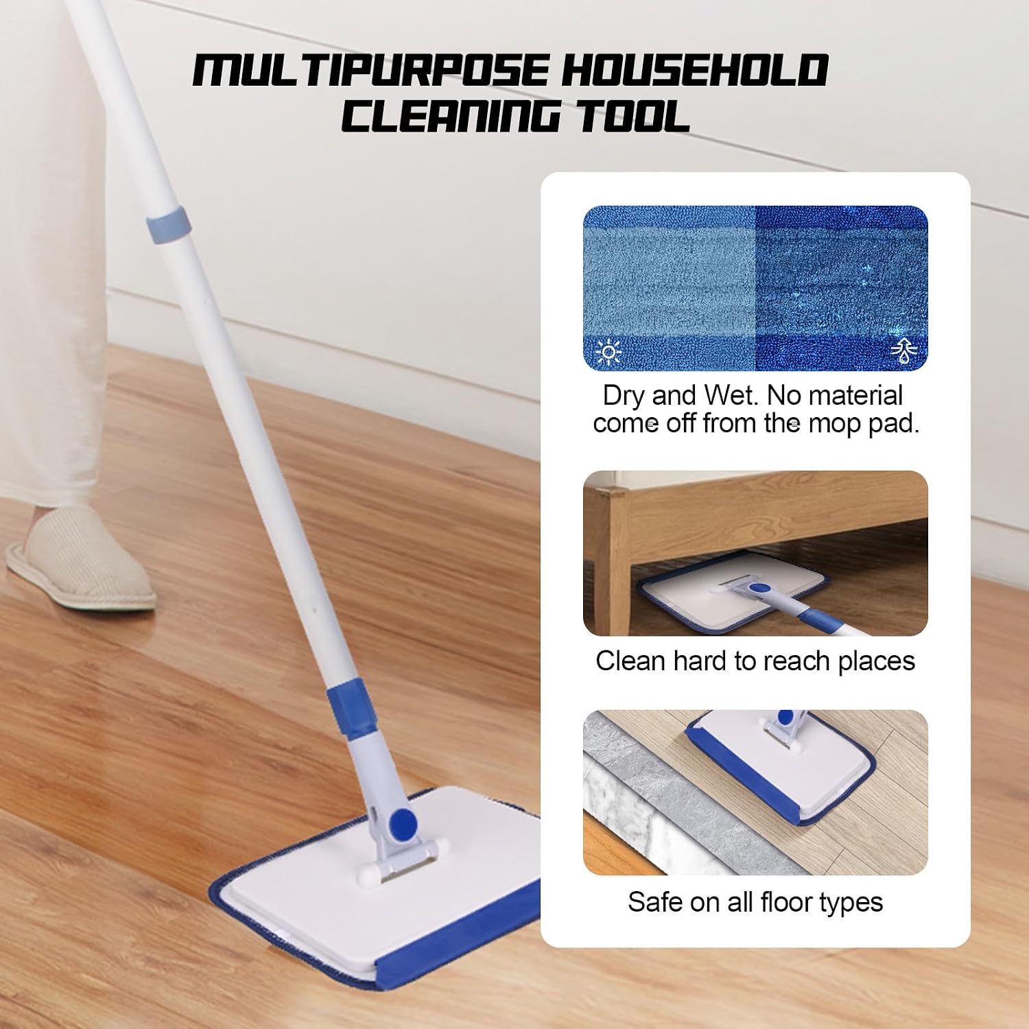 Thumbnail 4 de Qaestfy Skirting Board Cleaner Mop