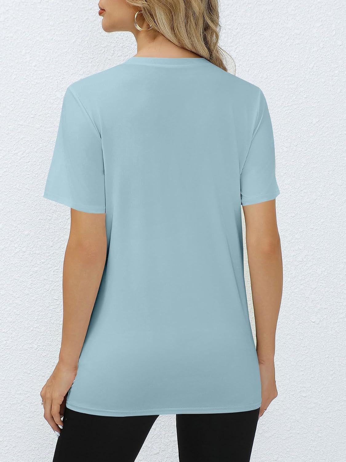 Thumbnail 3 de Suncife Women’s Short-Sleeve Workout T-Shirt, Loose Fit Crew Neck