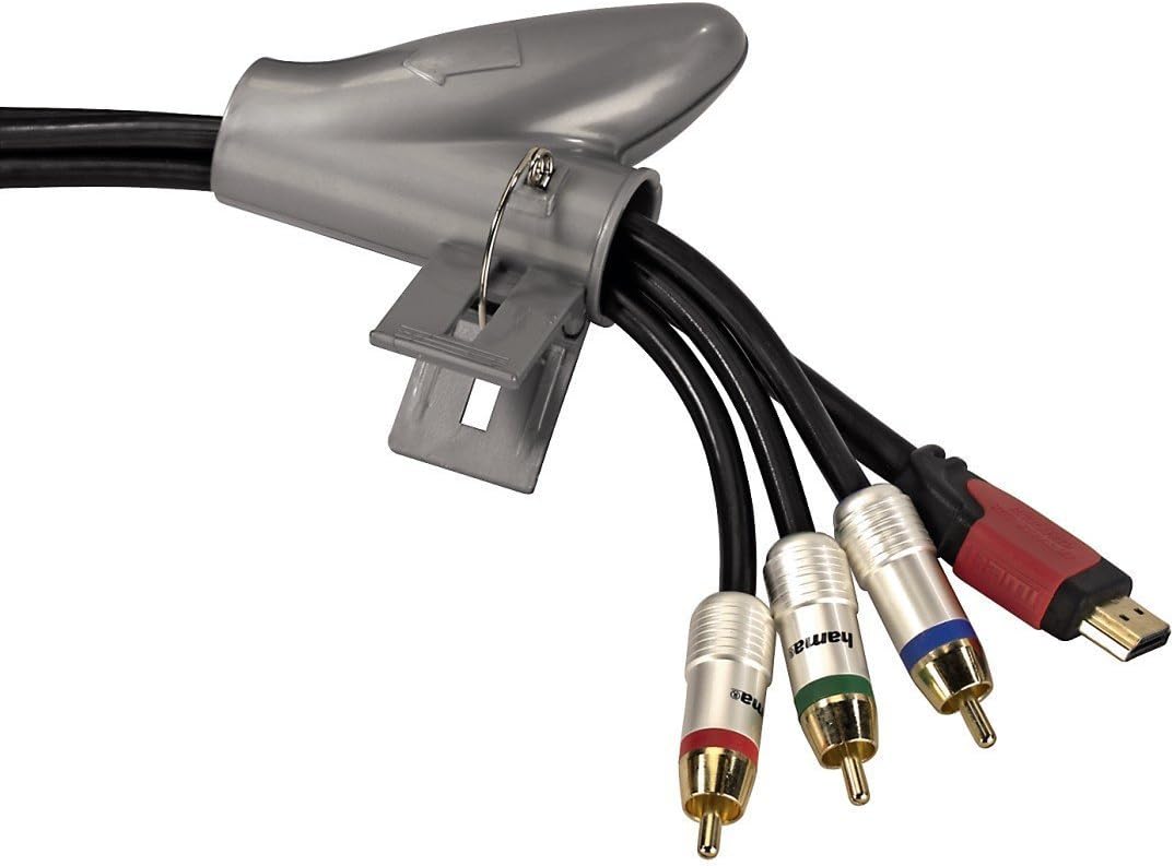 Detalle 2 de Electraline 60628 Gaine cache câble Gris 1,8 m