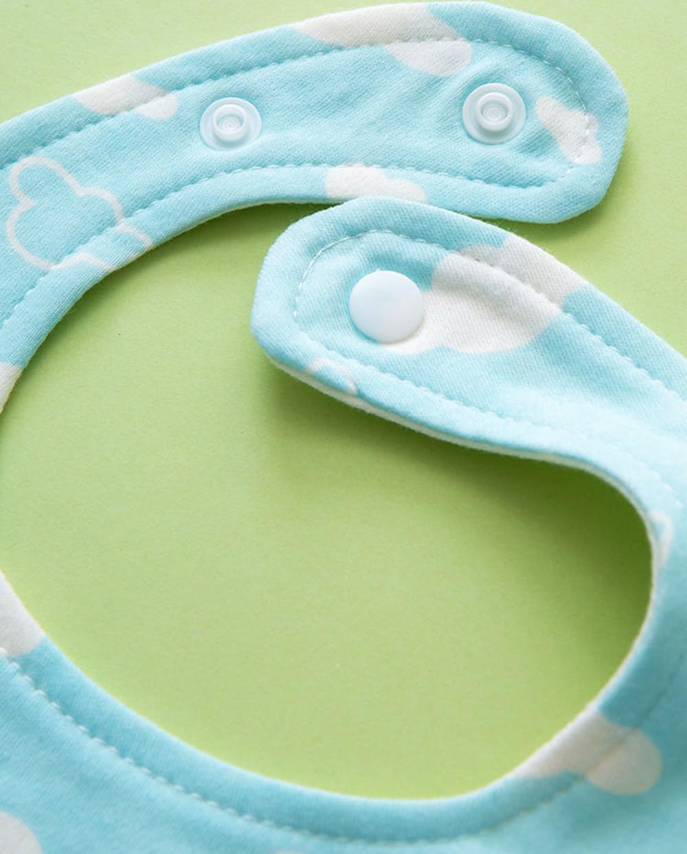 Thumbnail 4 de SLOSH Bavaglini impermeabili lavabili 3 strati per neonati e bambini piccoli (con bottoni regolabili) — confezione da 6