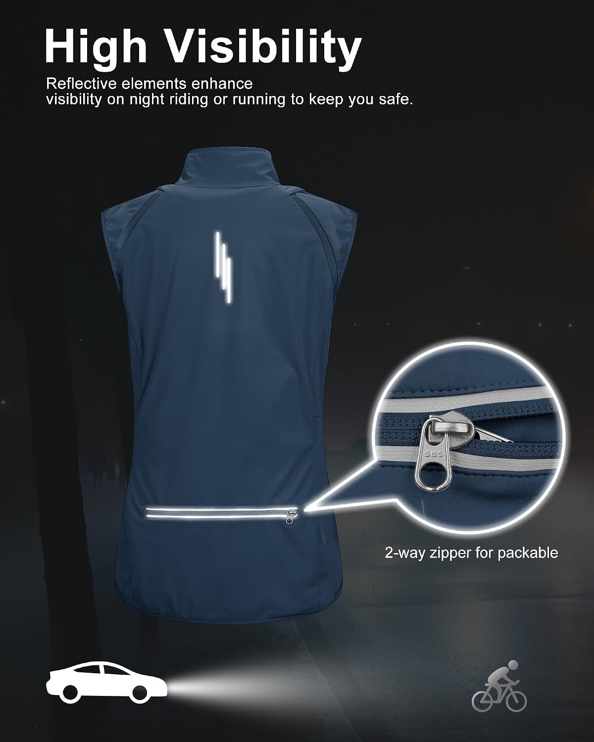 Detalle de 33,000ft Damen Fahrradjacke mit 8.000 mm