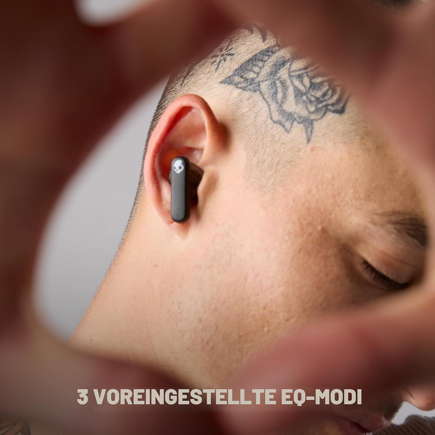 Detalle de Skullcandy Smokin’ Buds Wireless Earbuds (Bluetooth) – schallisolierende Passform, bis zu 20 Stunden & IPX4