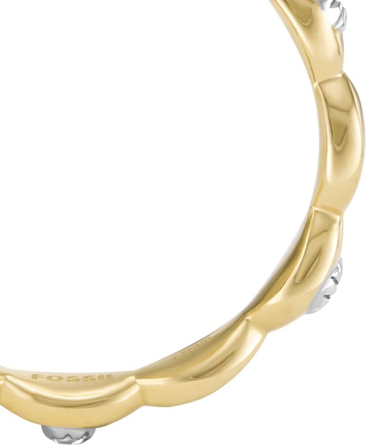 Thumbnail 5 de Fossil Damen-Ring Sutton Gold aus Edelstahl (JF0479671…), poliert – Größen 5 bis 9