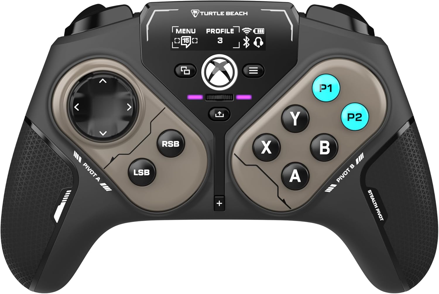 Detalle 2 de Turtle Beach Stealth Pivot: mando inalámbrico inteligente para PC con Windows 10/11