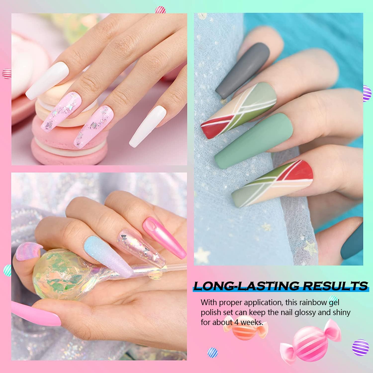 Thumbnail 2 de GOFLORDEN Smalto Unghie UV/LED semipermanente 36 colori (38 pz) per nail art