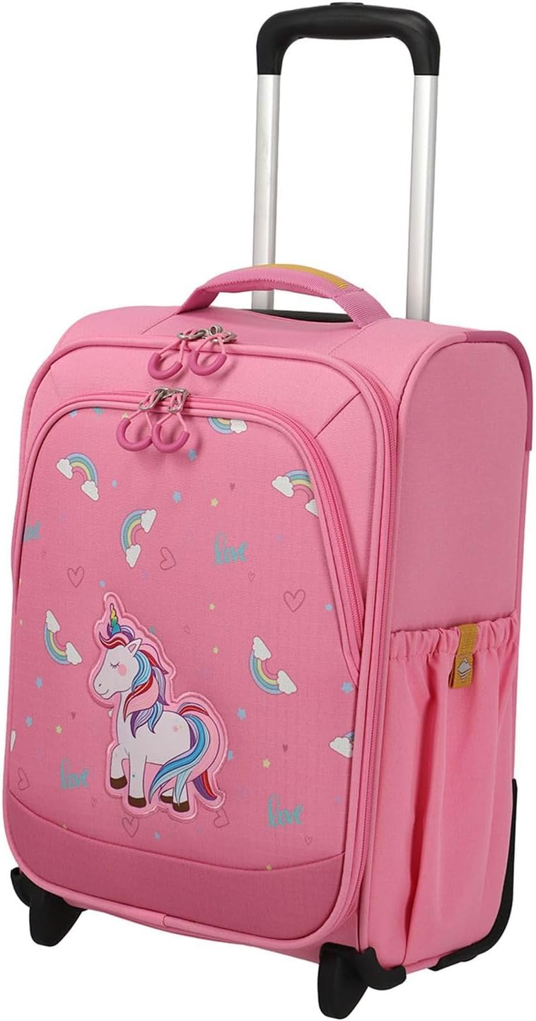 Detalle 2 de travelite MINIMOVER Kinderkoffer mit 2 Rollen (Handgepäck) – 44 cm, 1,9 kg, recyceltes Polyester