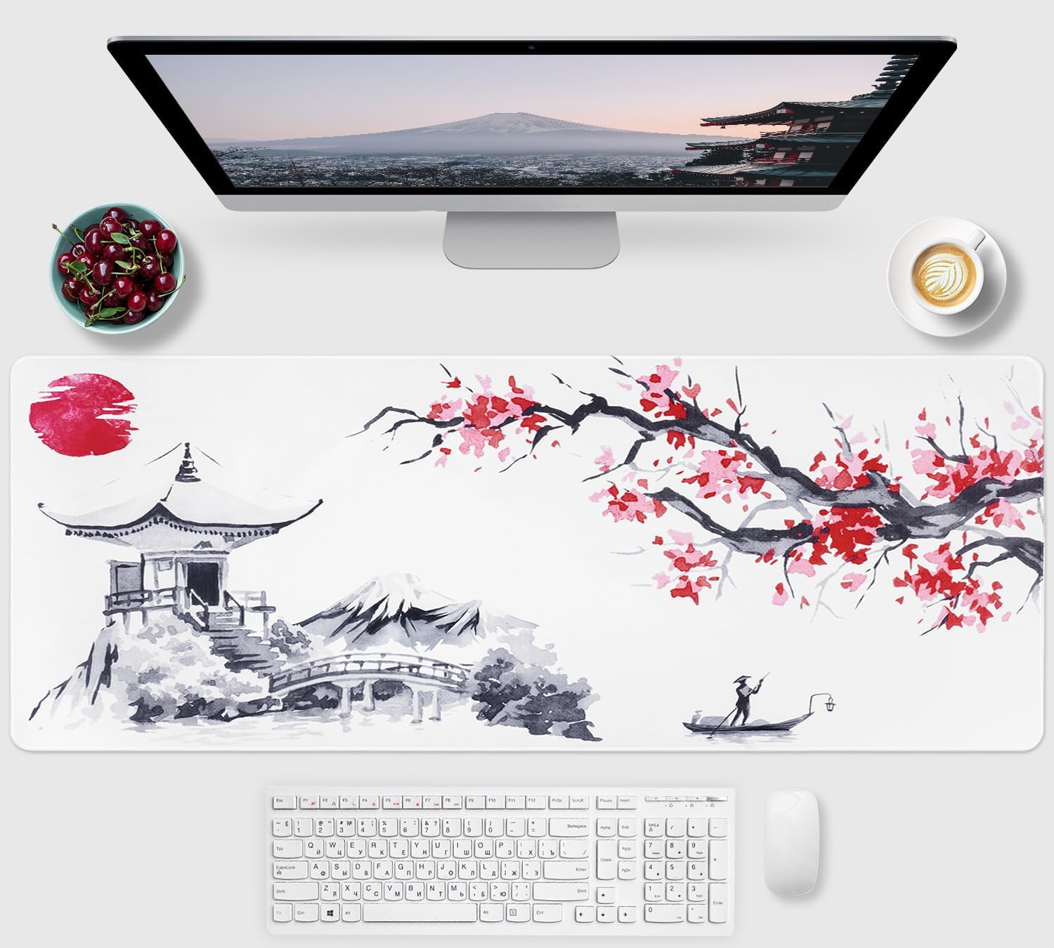 Detalle 2 de Sevenpers XXL-Mauspad Sakura 900x400 mm