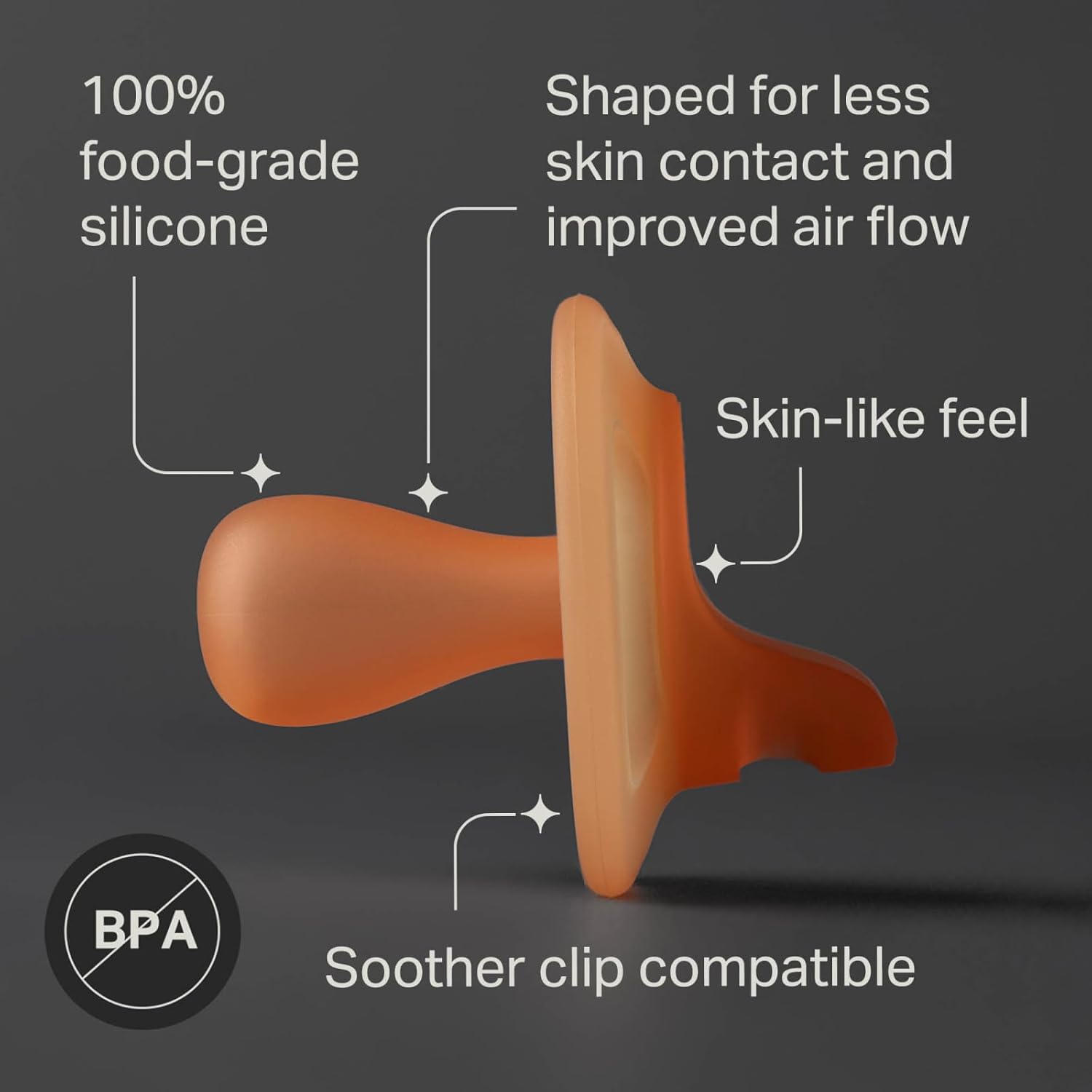 Thumbnail 2 de Tommee Tippee Ultra-Light StayPut Dummies 4-pack