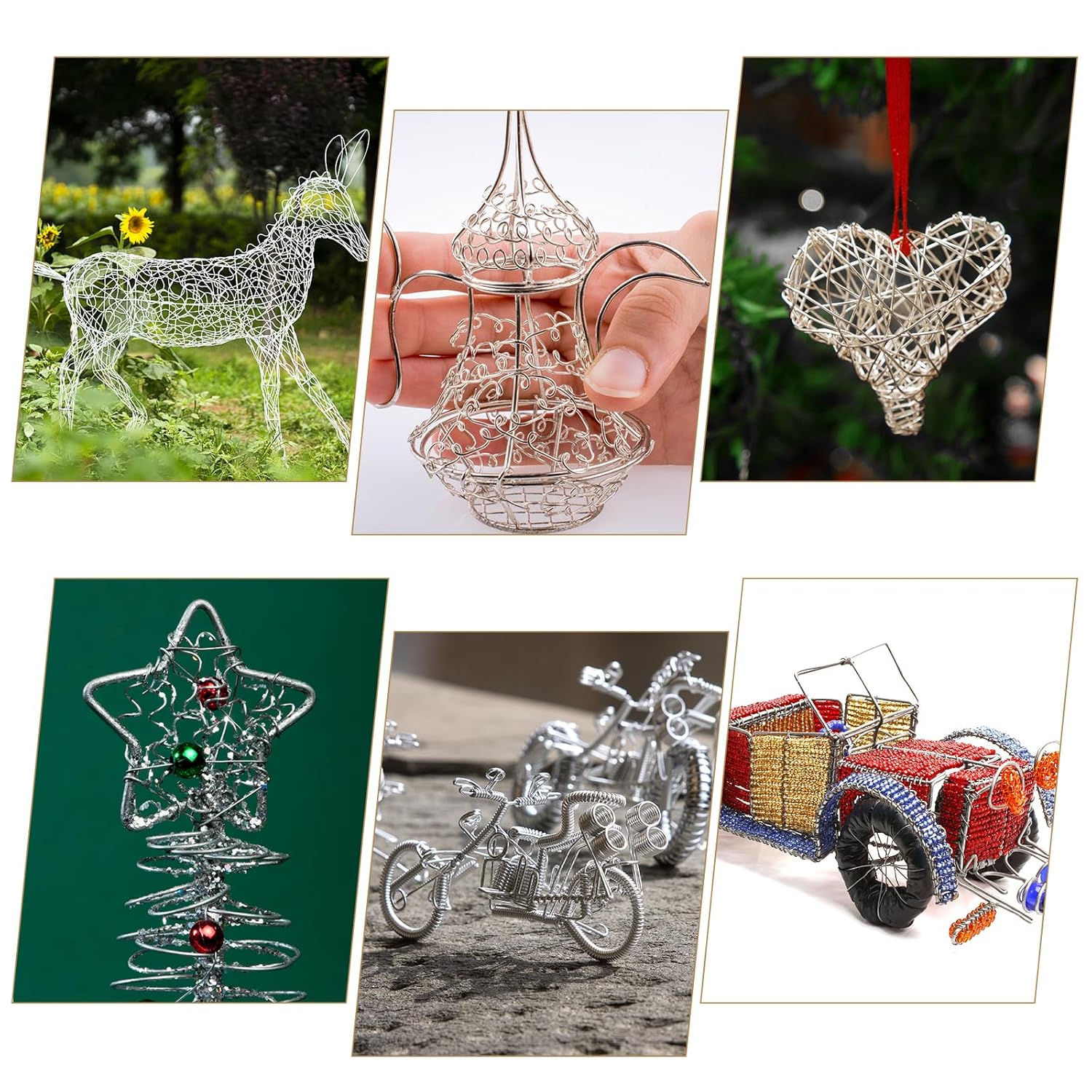 Thumbnail 6 de TAIANJI Basteldraht 5 m, 3 Rollen 🧵