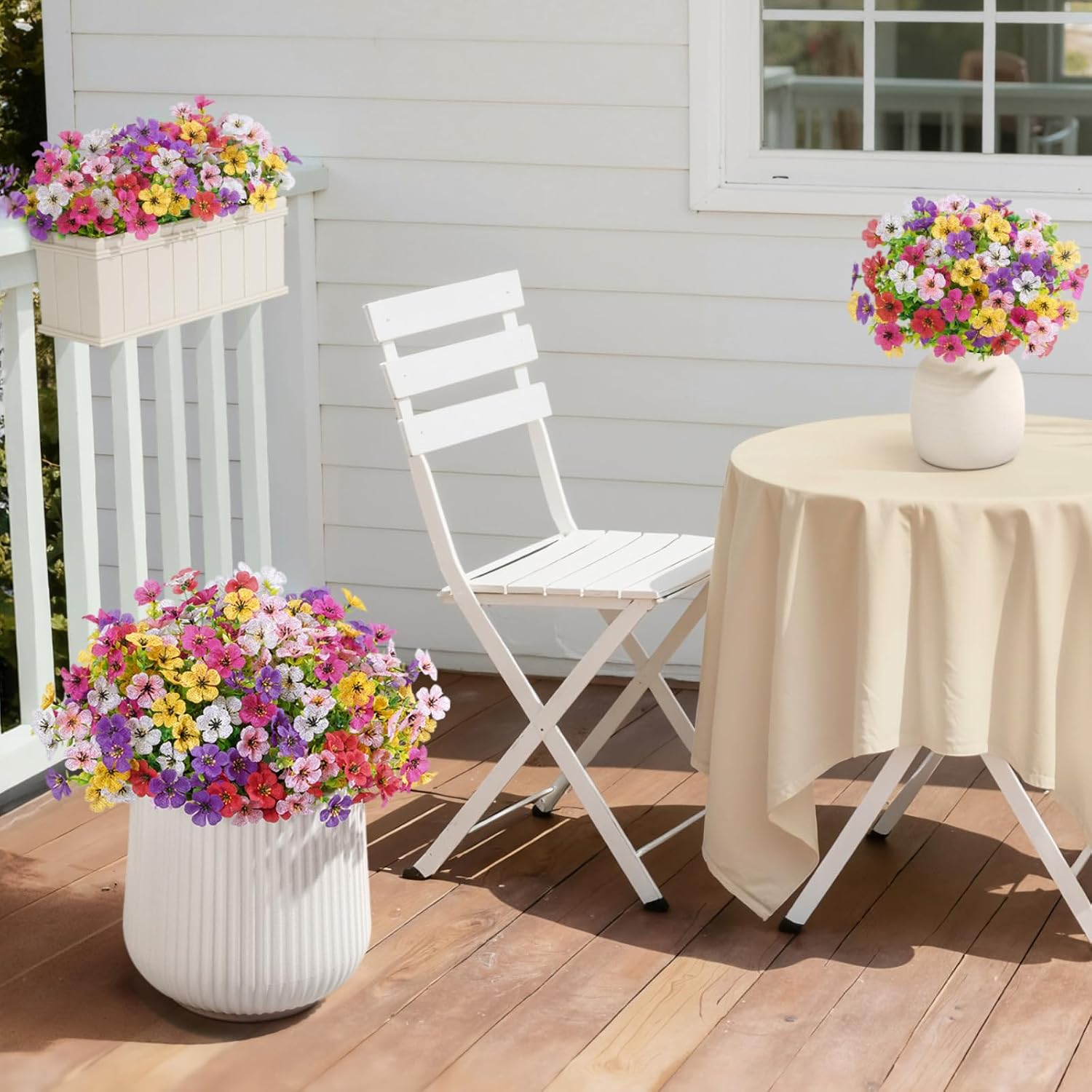 Thumbnail 4 de Lifewit Artificial Flowers 24 Bundles
