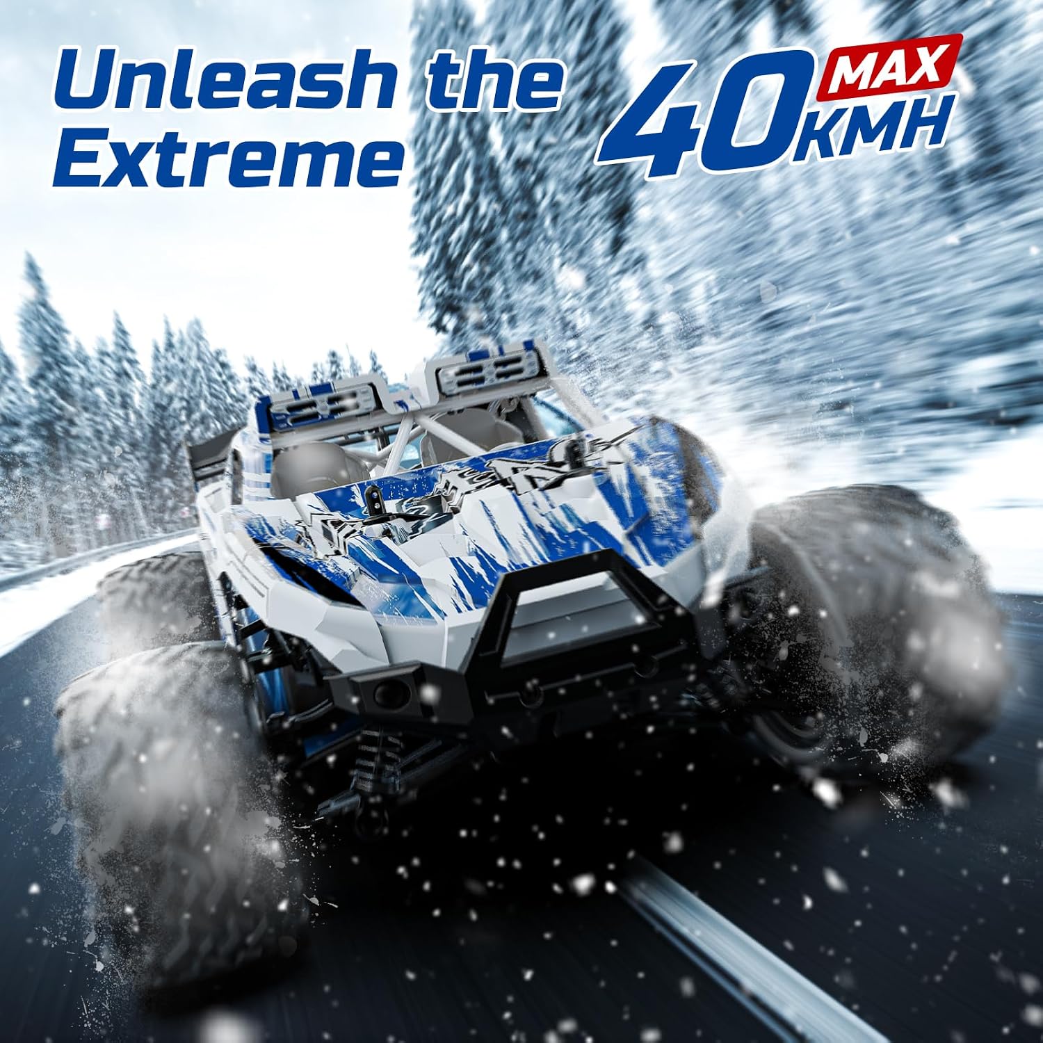 Detalle de DEERC 9003E RC-All-Terrain Truck 40 km/h