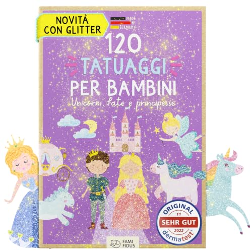 Detalle de Famifidus 120 Tatuaggi per Bambini dermatologicamente OTTIMO skin-friendly