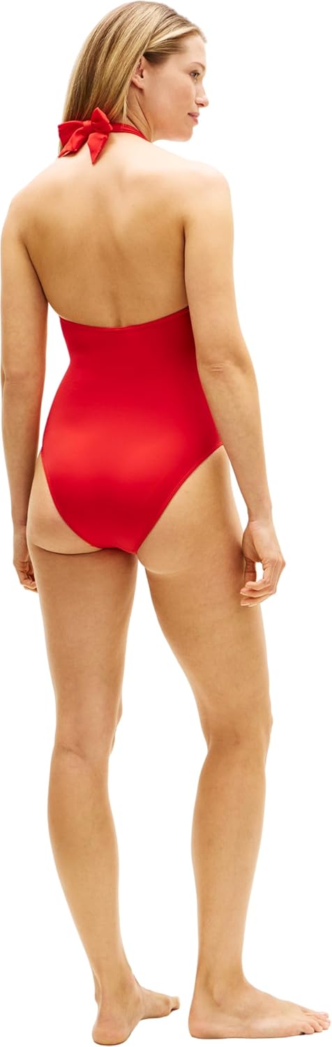 Detalle de Tommy Hilfiger Halter RP Op Uw0uw06356 – Costume da bagno da donna