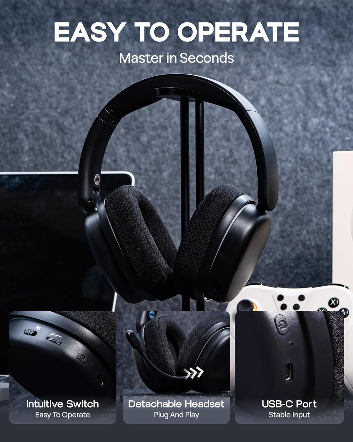 Thumbnail 6 de EPOMAKER X Aula G7 Pro Wireless Gaming Headset 80h