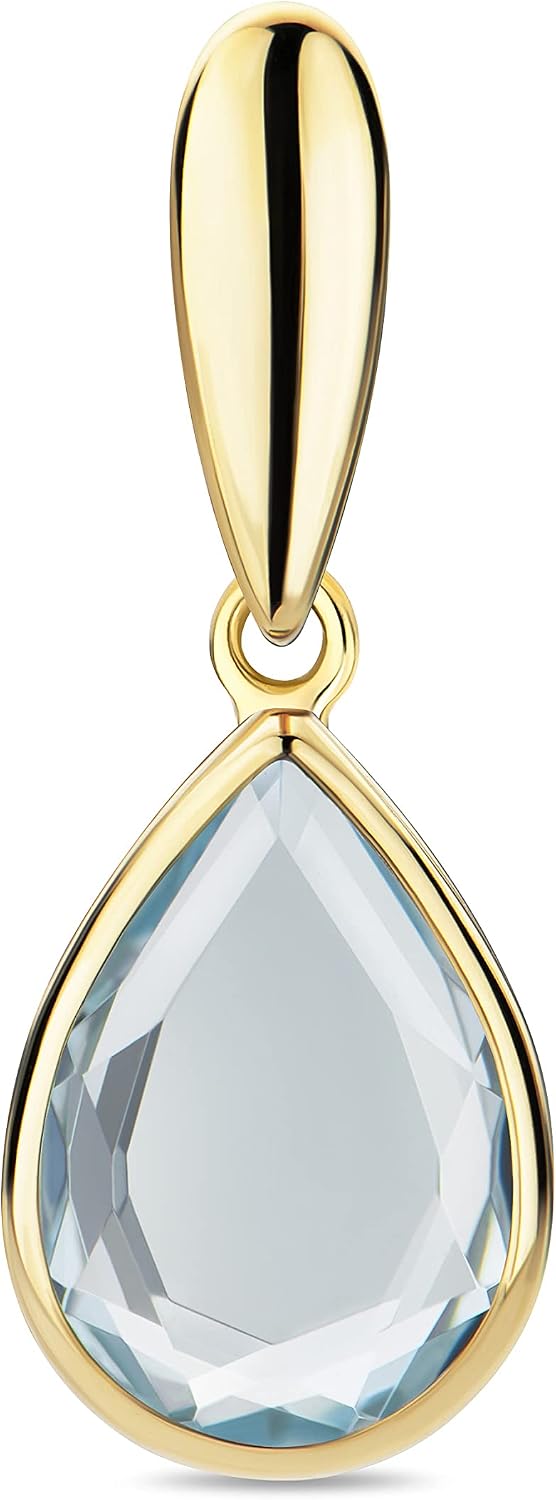 Detalle de Orovi Colgante 1,4 ct Topacio en oro 14K