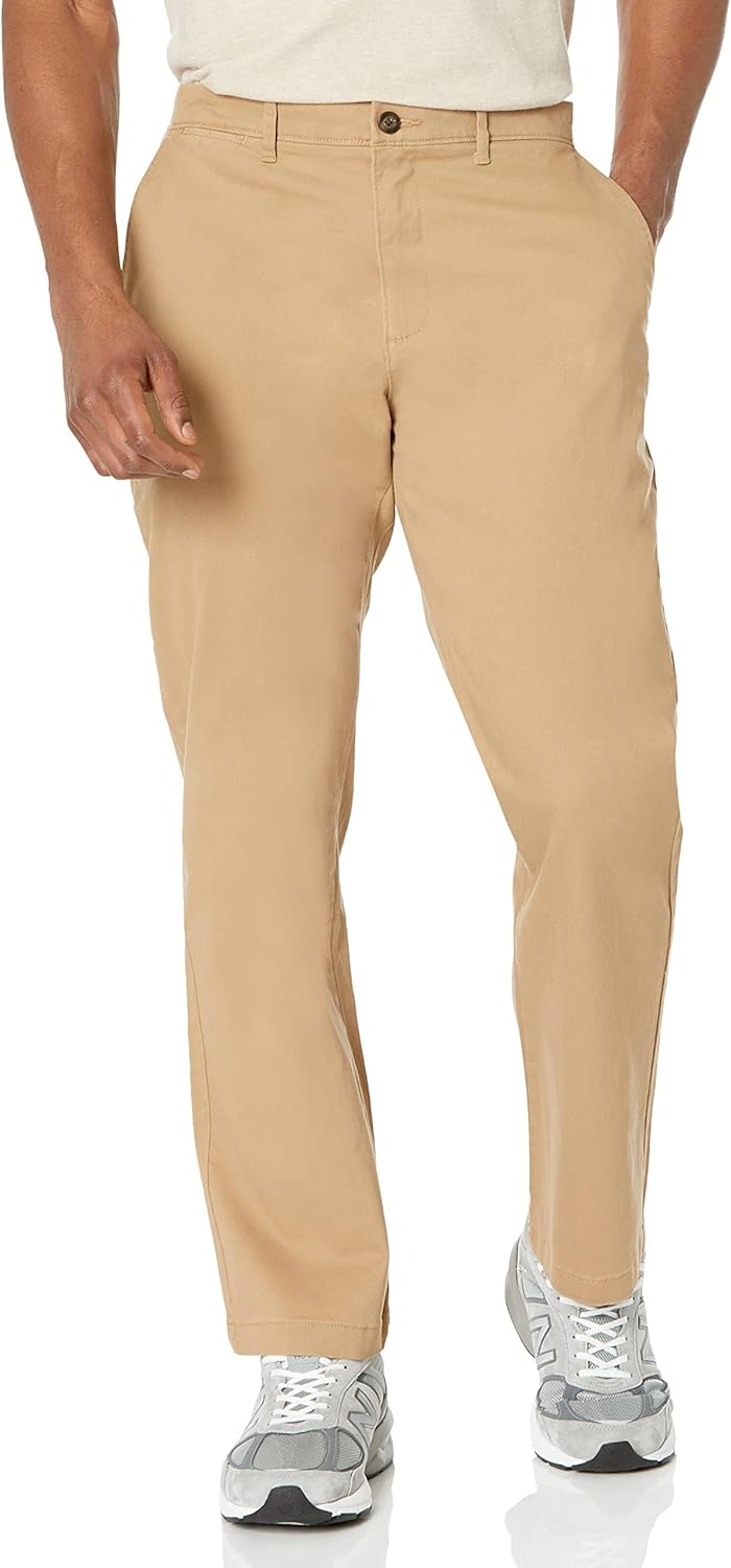 Thumbnail 5 de Amazon Essentials Herren Legere Stretch-Chinohose mit klassischer Passform (Khaki)