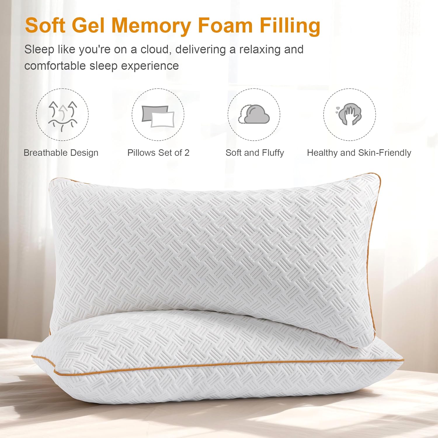 Thumbnail 3 de Twirest Shredded Memory Foam Pillow 48×74 cm