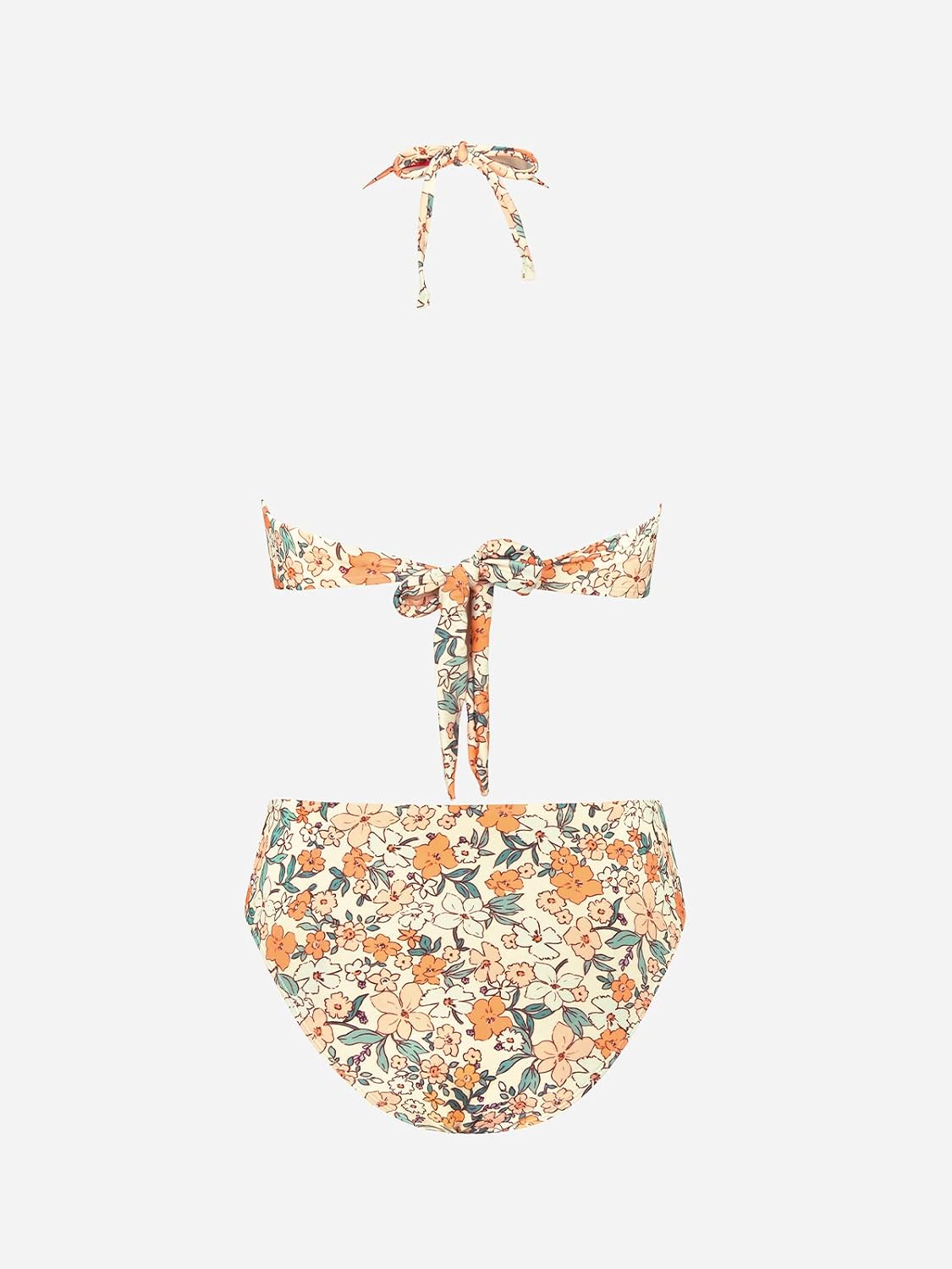 Thumbnail 6 de Bikini 2 pièces CUPSHE : haut bandeau à nouer dans le dos et bretelles amovibles, bas taille mi-haute