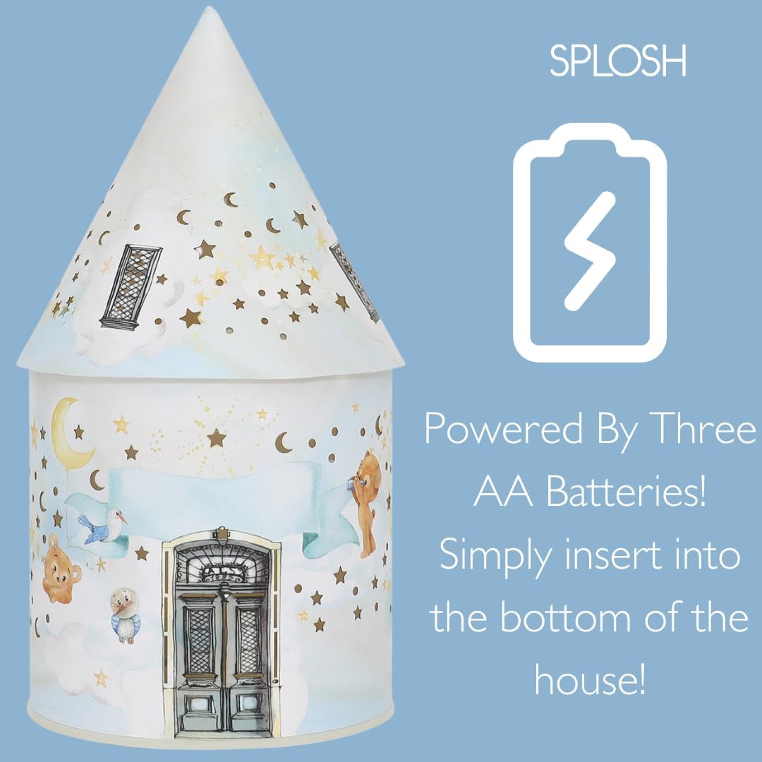 Thumbnail 1 de Splosh Light Up Fairy House – Baby Boy Light-up House night light
