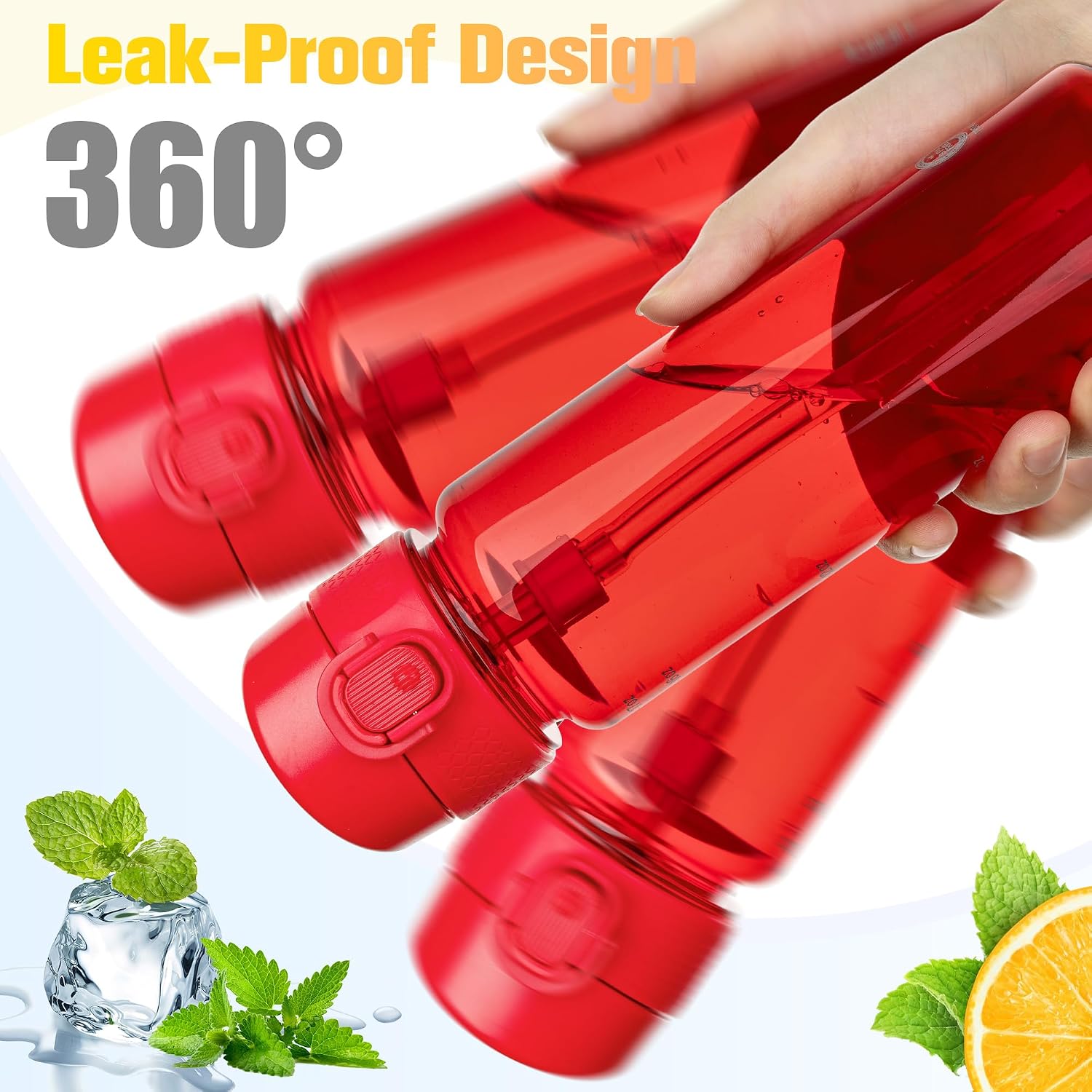 Thumbnail 4 de GOPPUS 500ml Clear Tritan Water Bottle