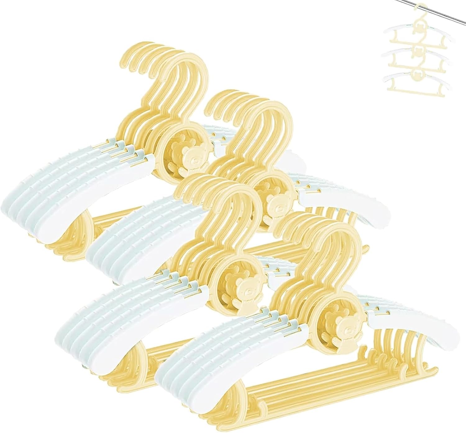 Detalle de HGYZE Baby Kleiderbügel verstellbar 29–37 cm