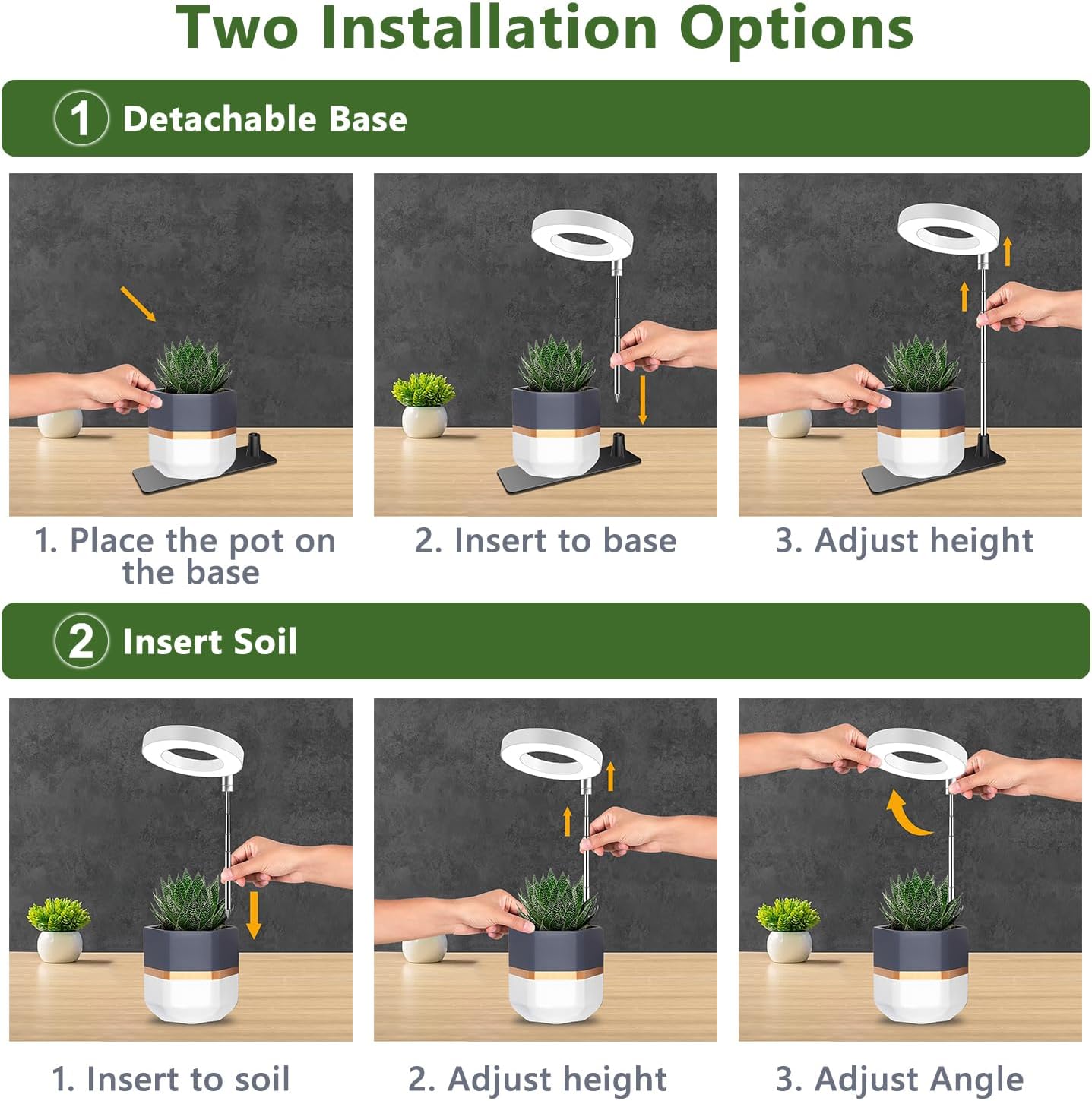 Detalle 1 de Kullsinss grow light 48 LED full spectrum