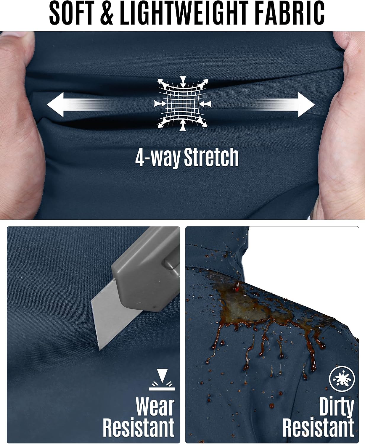 Detalle 2 de 33,000ft Softshelljacke mit 8.000 mm Wassersäule