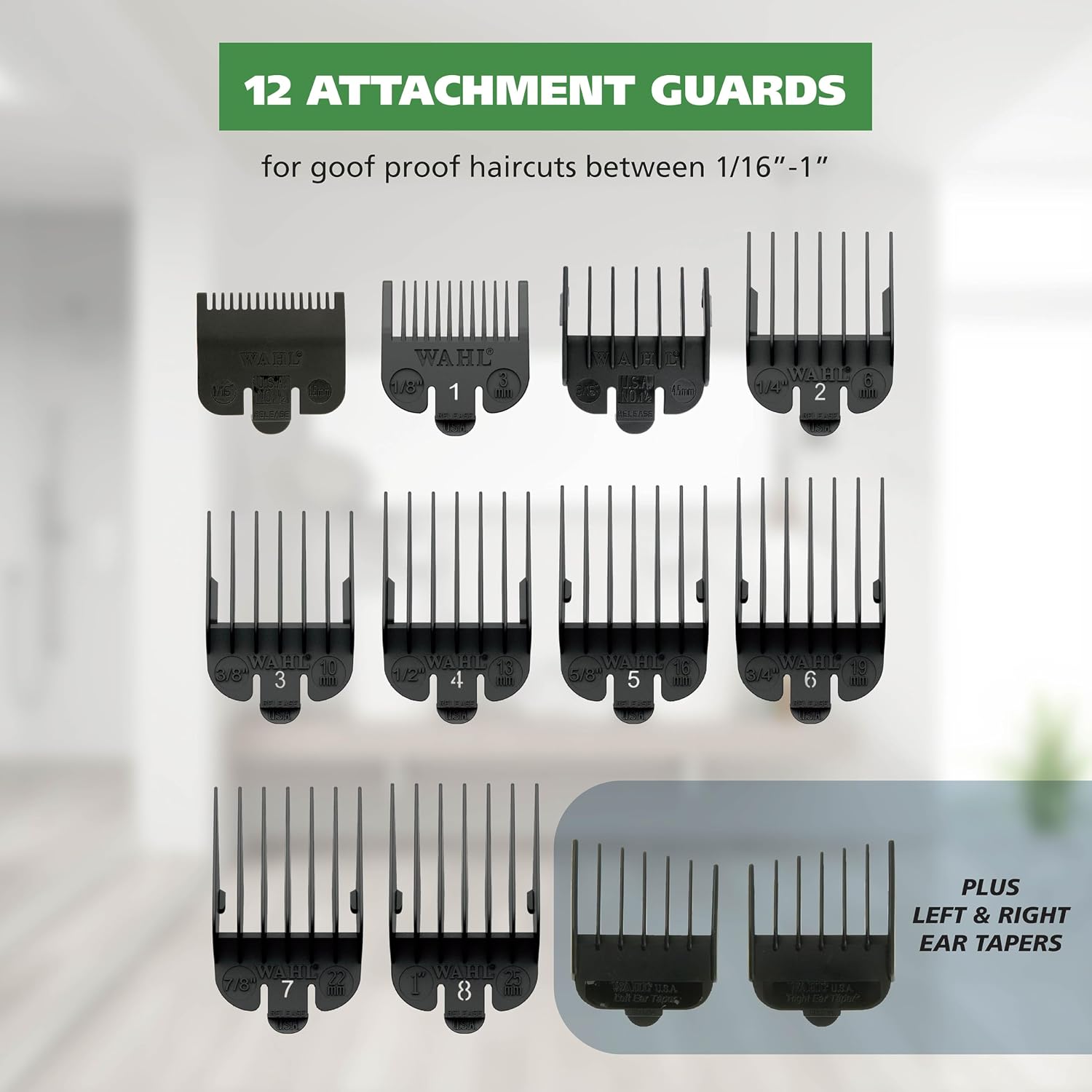 Detalle 2 de Wahl 79434 Rechargeable Hair Clipper Kit, Cord/Cordless, 12 Guards