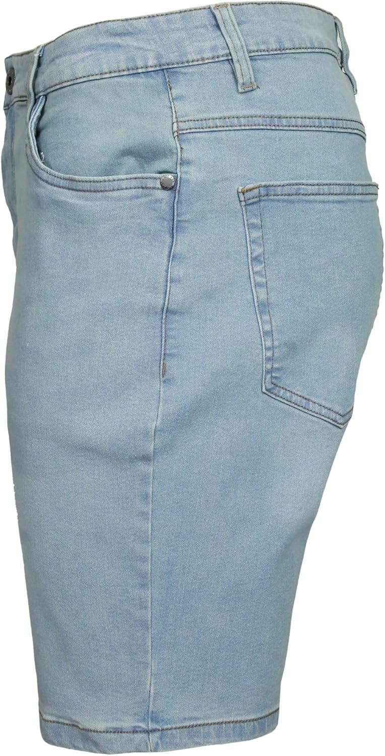 Thumbnail 1 de Xact Mens Stretch Denim Jean Shorts Regular Fit 5 Pocket Zip Fly 10oz – A practical summer staple