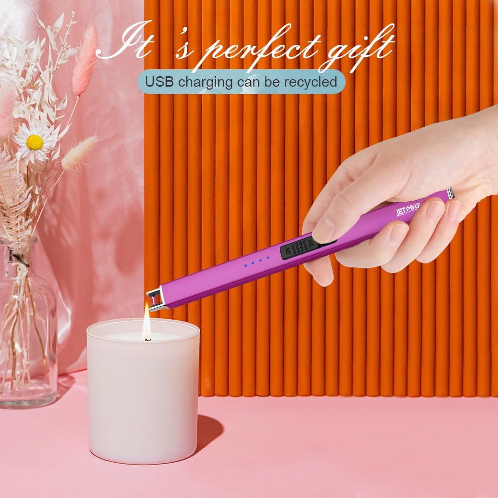 Thumbnail 1 de JETPRO Electric Arc Windproof USB Lighter 1‑PC