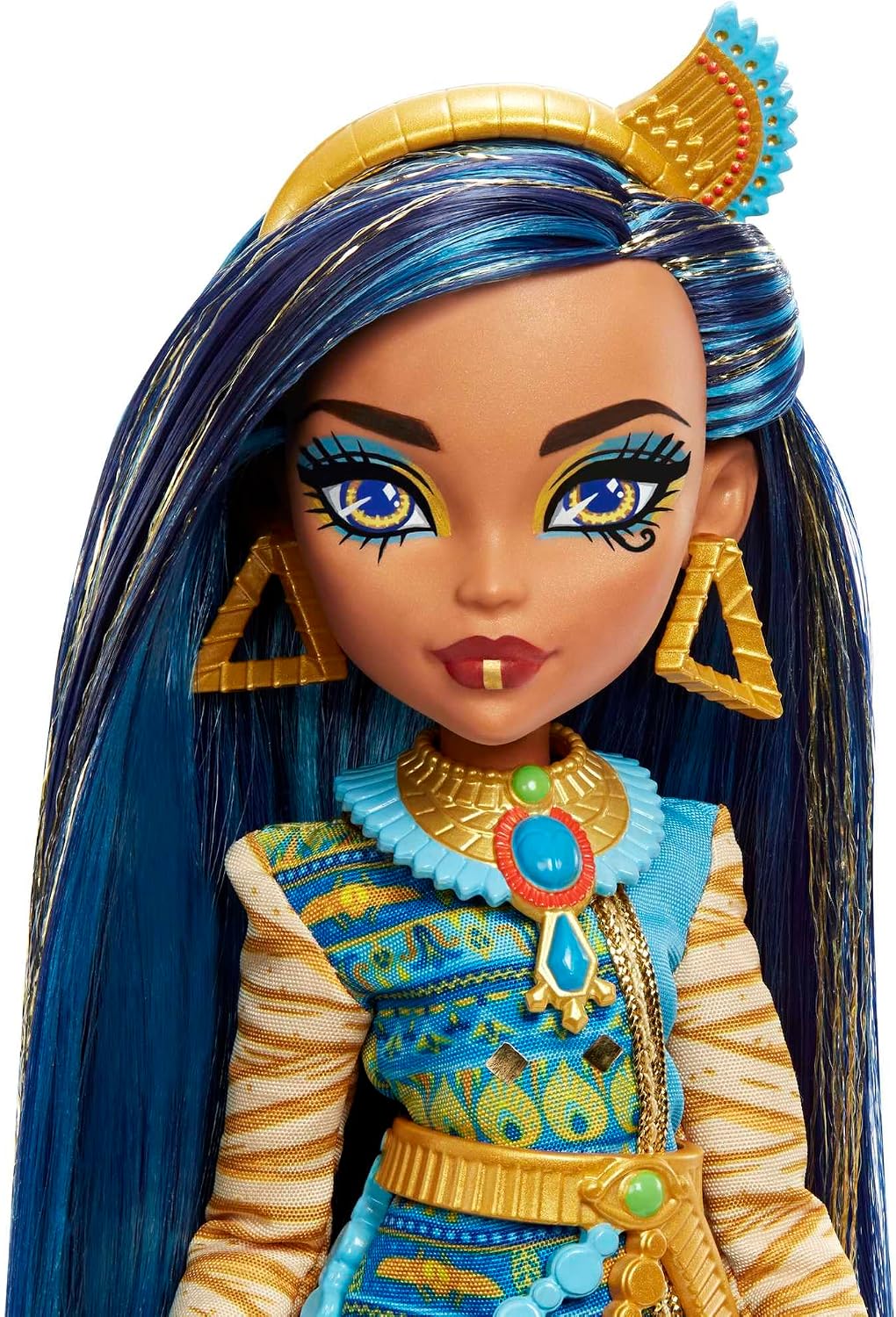 Detalle 2 de Monster High Cleo De Nile HHK54 modedocka med hund och accessoarer