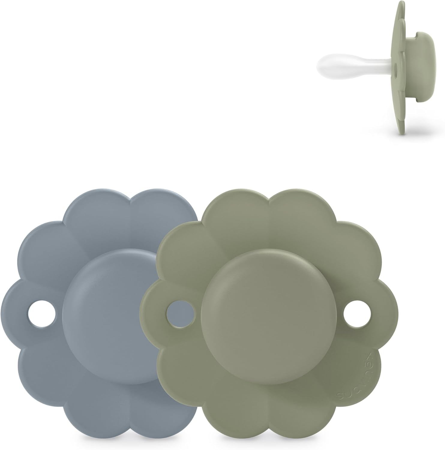 Detalle de Suavinex Confezione 2 Ciucchi Wonder 6/18 mesi con tettarella SX Pro, scudo rotondo