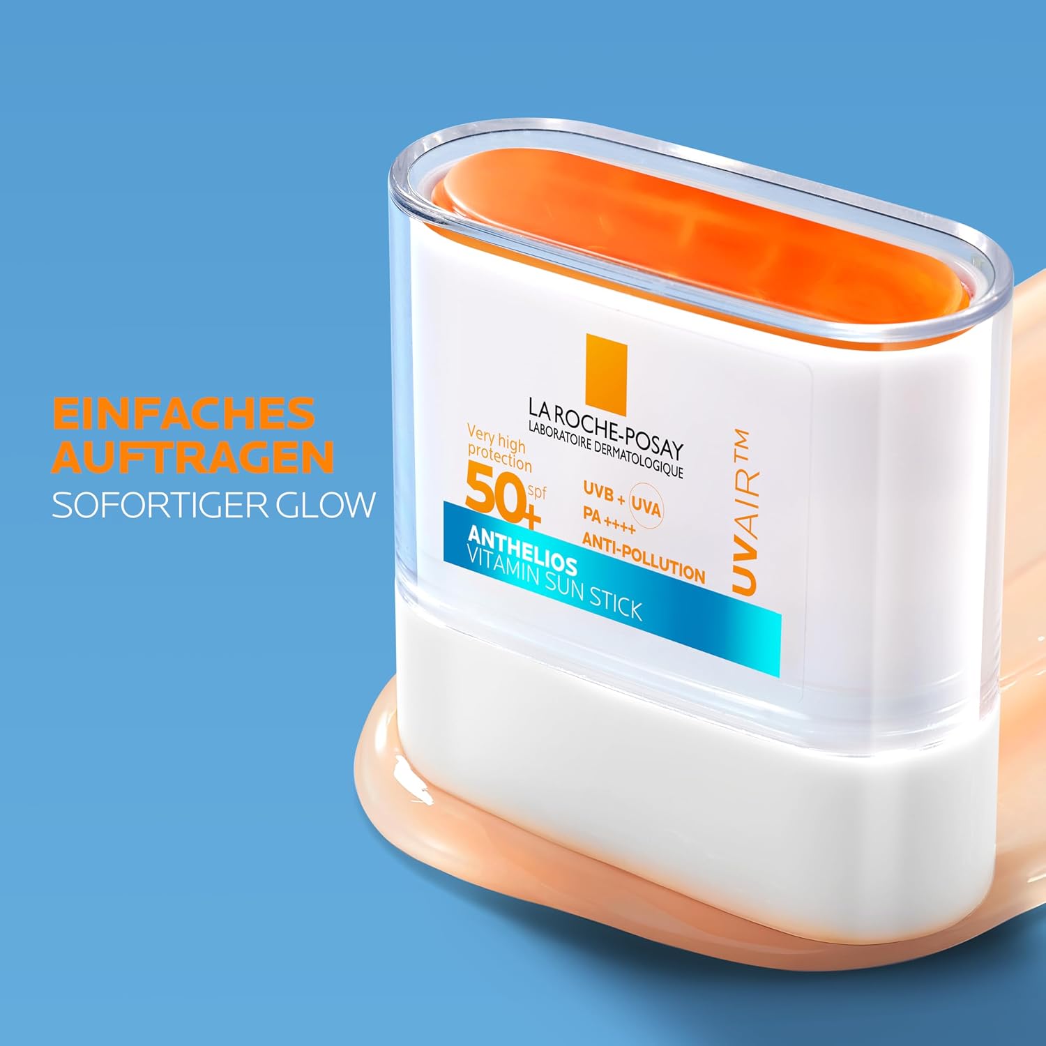 Detalle de La Roche Posay Anthelios UVAIR Vitamin Sun Stick LSF50+ – Schneller UV-Schutz im Stick