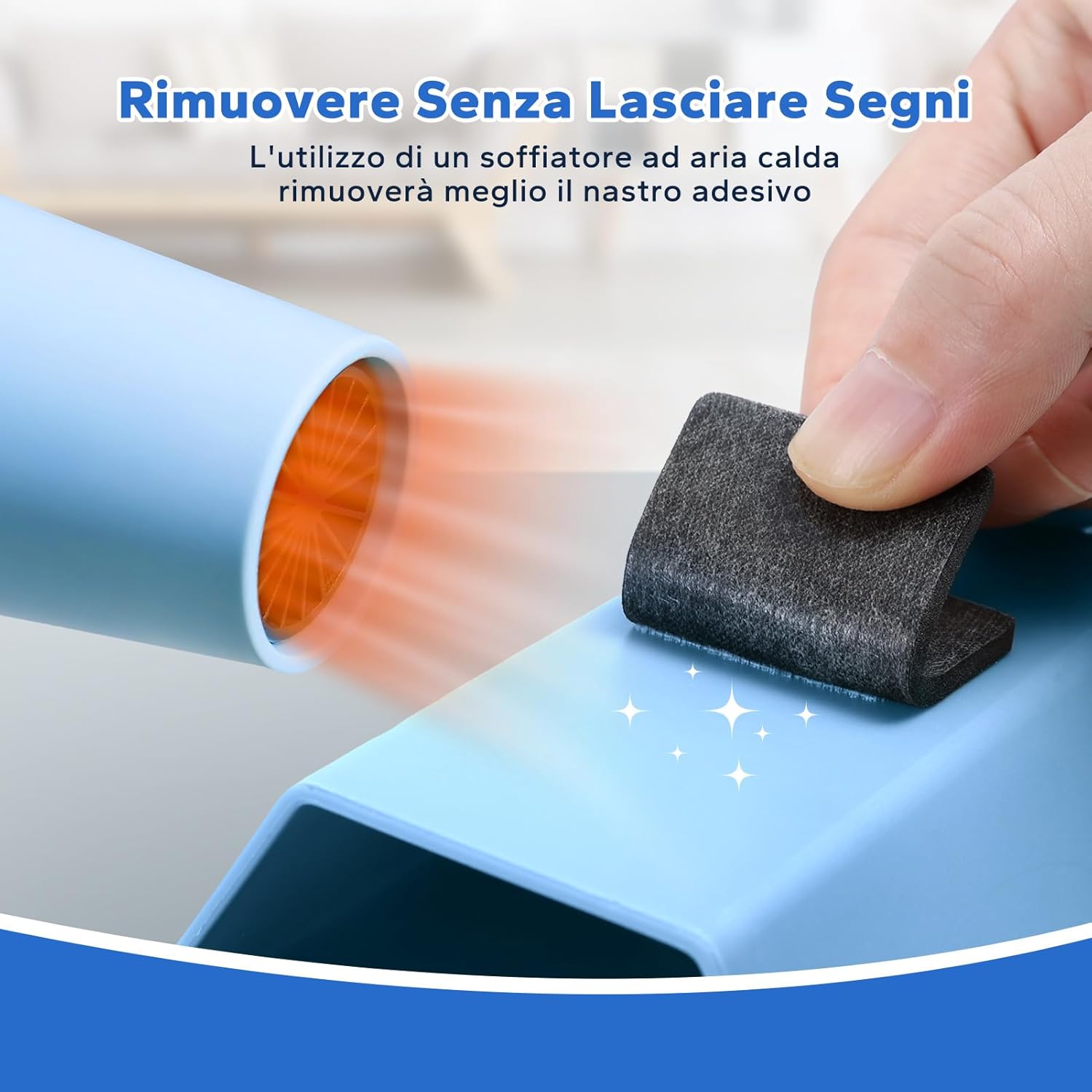 Thumbnail 5 de HOMMAND Pads Biadesivo Extra Forte in schiuma EVA, 60 pezzi – pad rettangolari per casa, ufficio e auto (nero)