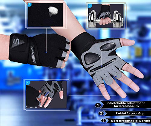 Detalle 2 de Guantes de Gimnasio SAWANS 🤾