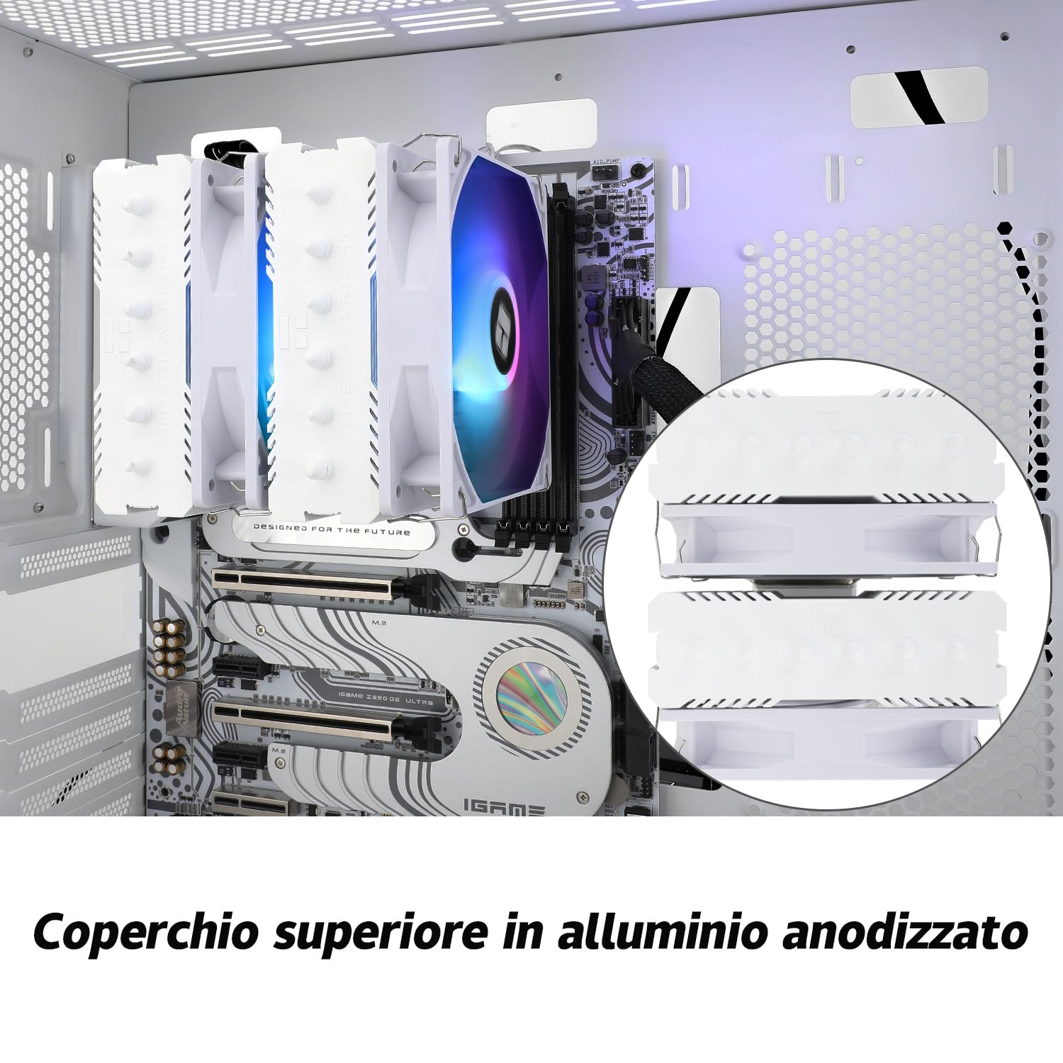 Thumbnail 5 de TR Peerless Assassin 120 SE ARGB Weißer CPU-Luftkühler – 6 Heatpipes, Dual 120 mm Lüfter, ARGB, AM4/AM5 und Intel 1700/1150/1151/1200 kompatibel