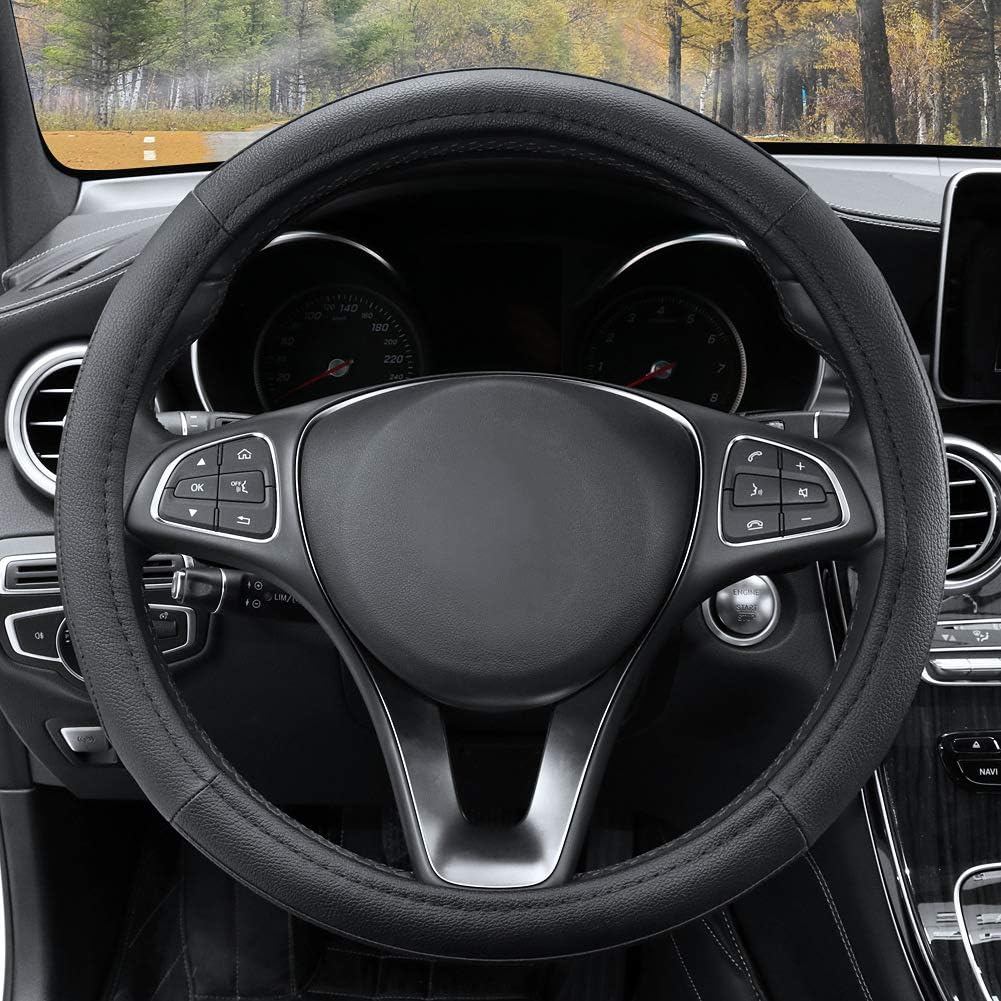 Thumbnail 1 de COFIT Coprivolante Auto Antiscivolo in Pelle Microfibra Universale 37–38 cm Nero