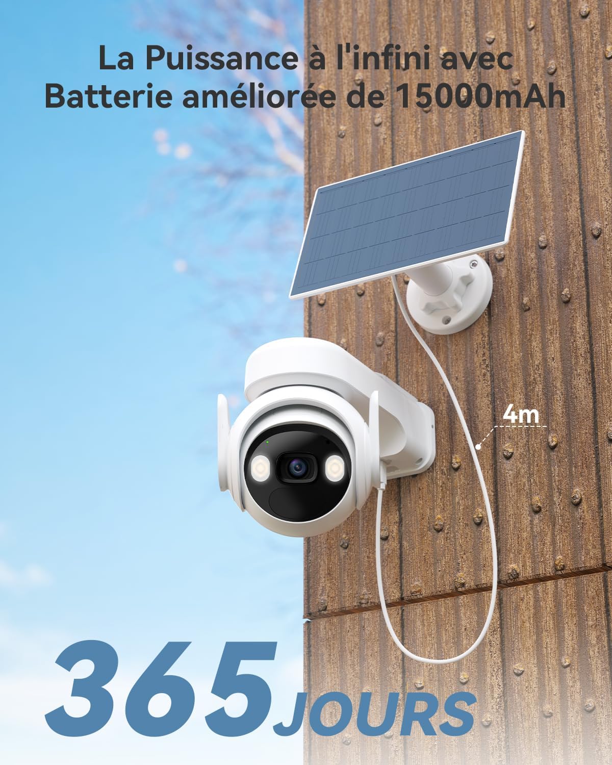 Thumbnail 4 de Imou 2K Caméra de Surveillance Extérieure Sans Fil et Solaire – 360° PTZ, Détection Humaine IA, Audio Bidirectionnel et Sirène