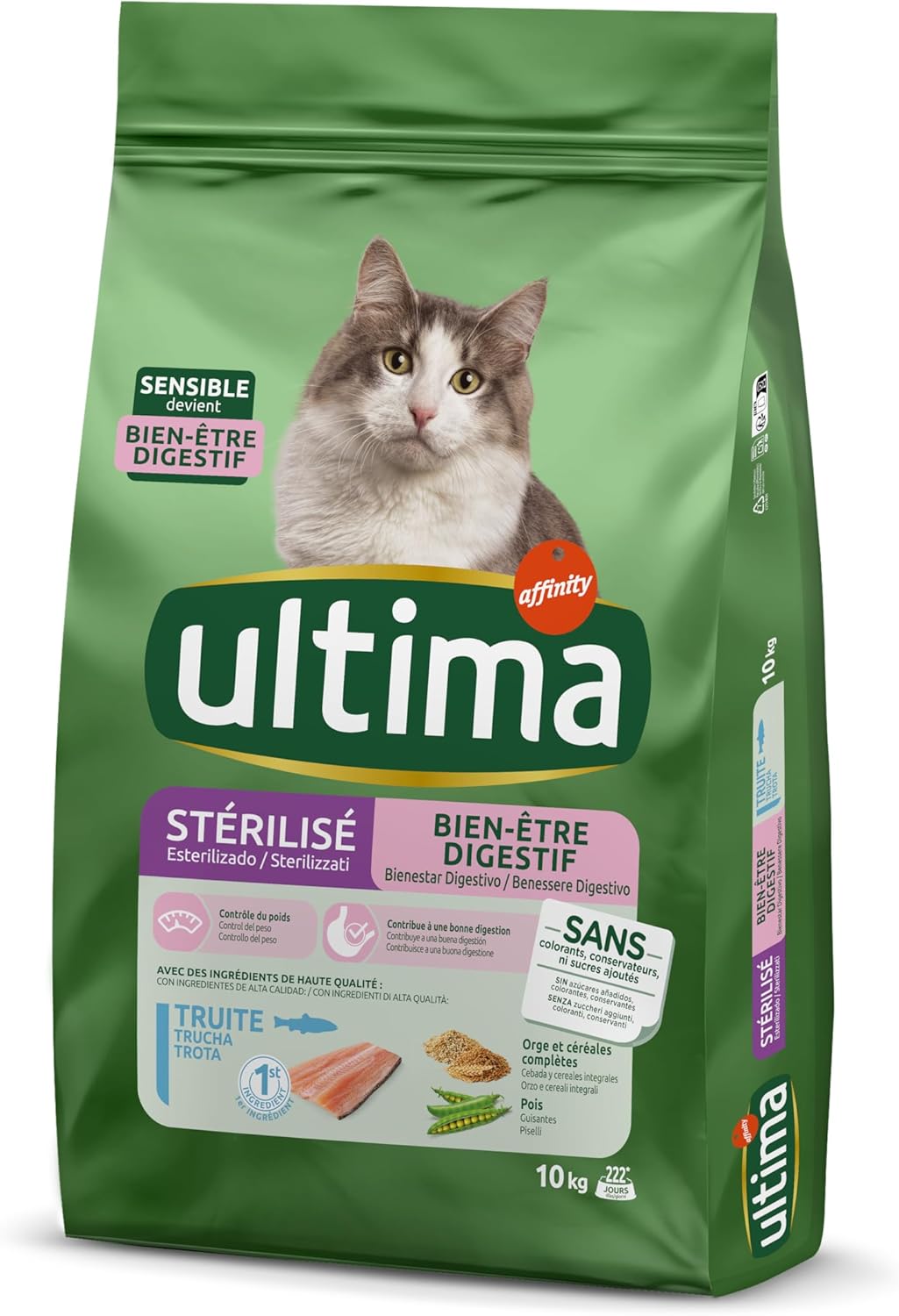 Detalle de ultima Benessere digestivo 10 kg 🐱